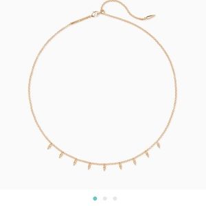 Addison Choker Necklace In Rose Gold NWT
